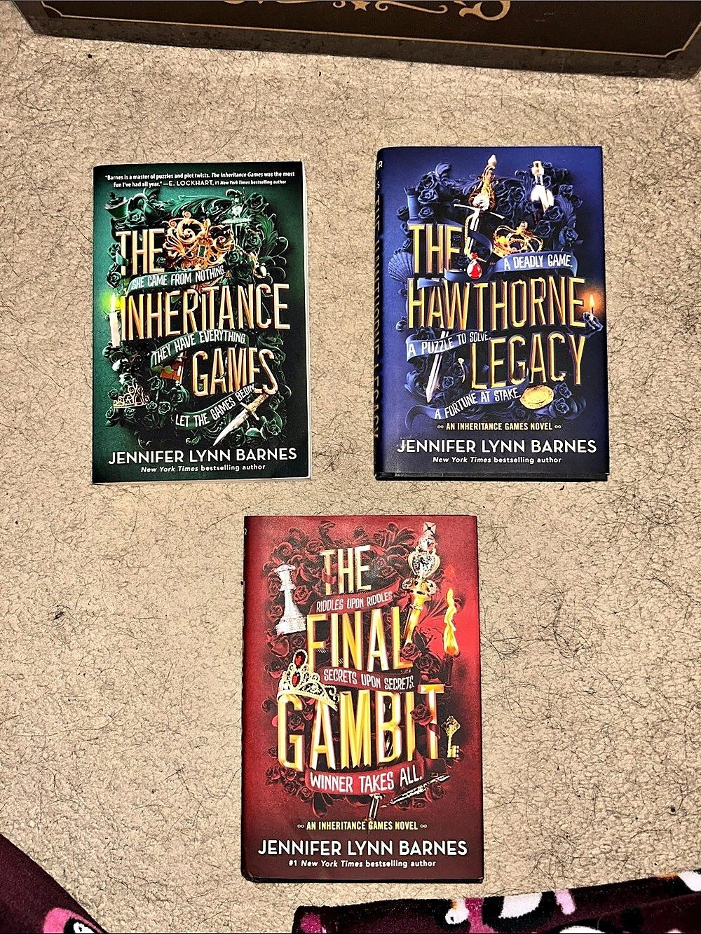 The Inheritance Games Trilogy Like New
